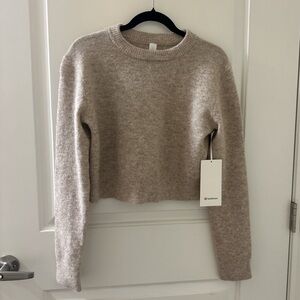 Lululemon Alpaca Wool-Blend Cropped Sweater